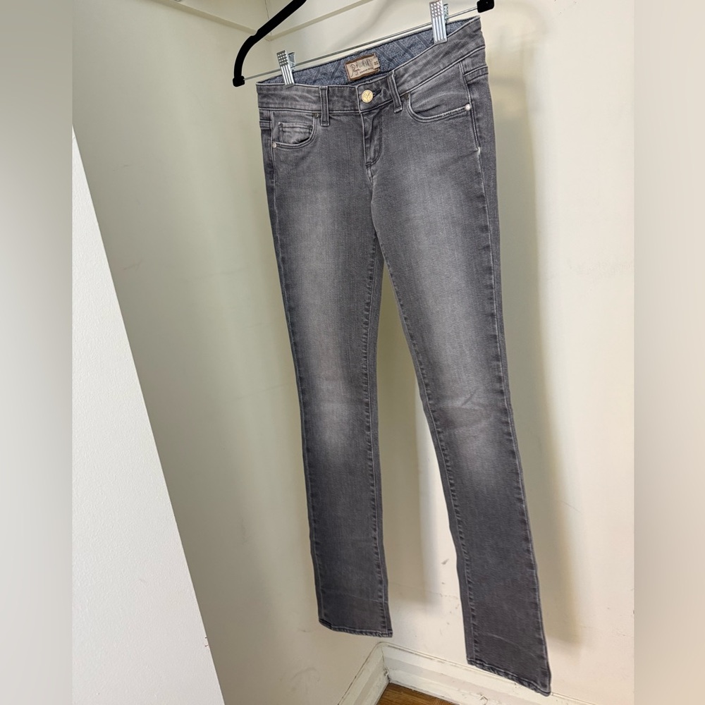 Paige Gray Straight Leg Jeans W25